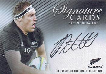 2018 Tap 'N' Play New Zealand Rugby - Signatures #SC-04 Brodie Retallick Front